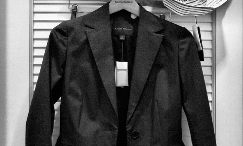 A black blazer