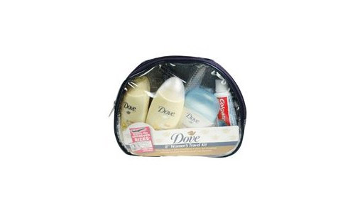 Dove Vinyl Cosmetic Travel Kit Bag