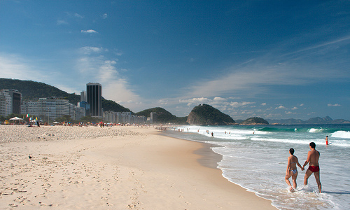 Copacabana Beach, Rio De Janeiro, Brazil