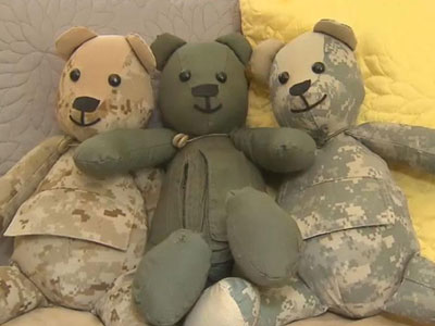 Mom Turns Uniforms of Fallen Soldiers Into Teddy Bears For The Families of the Soldiers