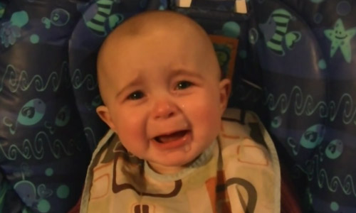 This Cute Baby Gets Very Emotional Hearing Mom's Singing. Must Watch.