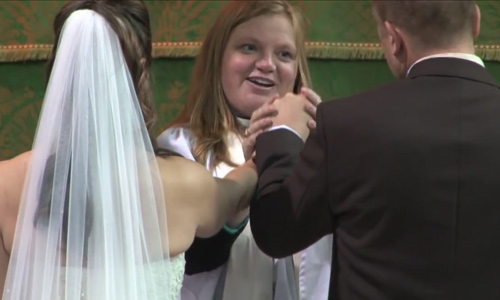 Ever Seen A Flash Mob In A Church Wedding? Skip The First 40 Seconds And You Will