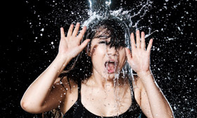 How Would You React When You Are Splashed With Water All Of A Sudden?