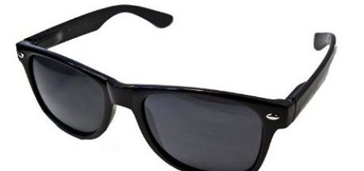 QLook Vintage Blues Brothers Wayfarer Style Sunglasses - Black
