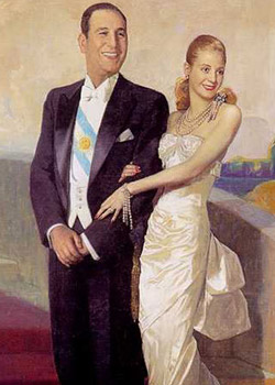 Juan and Evita Peron