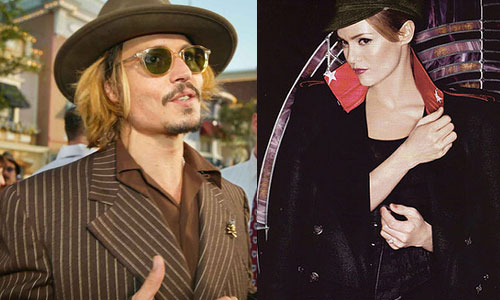 Johnny Depp and Vanessa Paradis