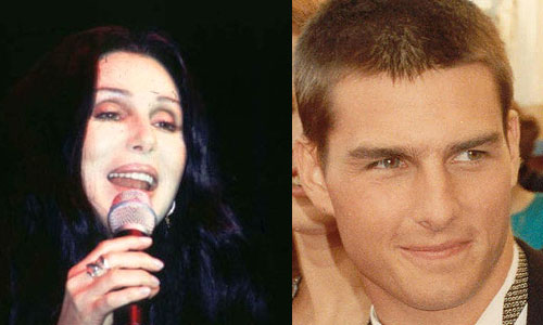 Cher and Tom Cruise