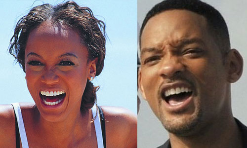 Tyra Banks and Will Smith