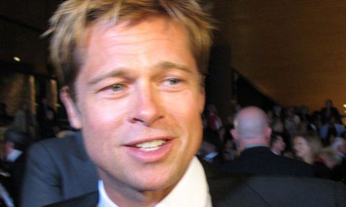 Brad Pitt and Robin Givens