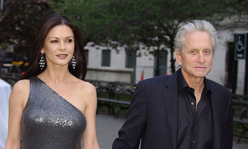 Catherine Zeta Jones and Michael Douglas