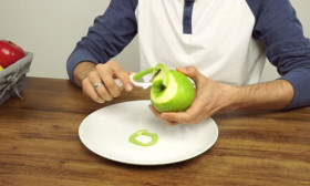 Now, You Can Peel an Apple in Few Seconds. Absolutely Classic!