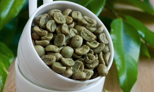 Green coffee beans
