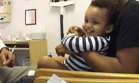 This Super Doc Makes Babies Laugh While Giving Them The Shots!